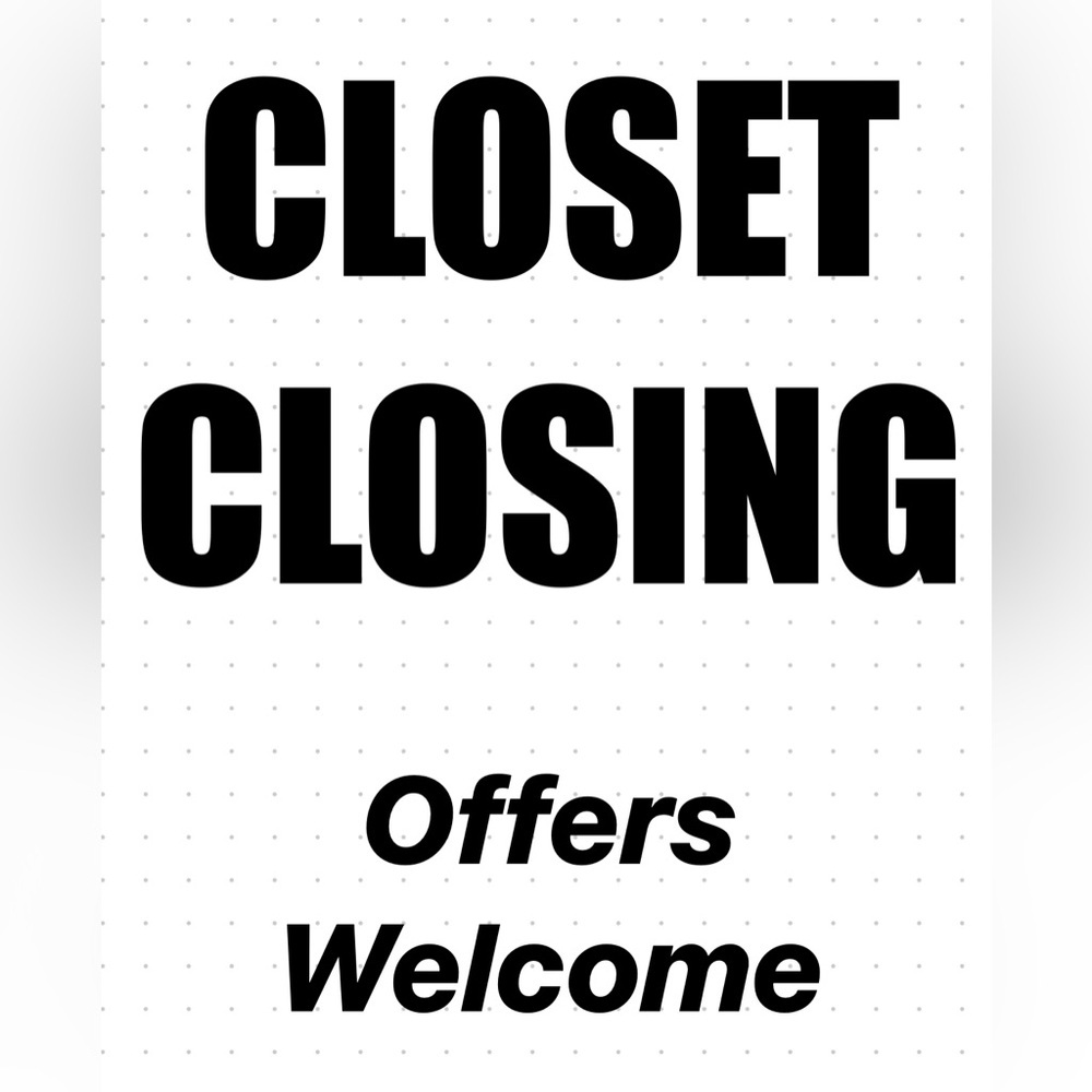 ❌CLOSET CLOSING